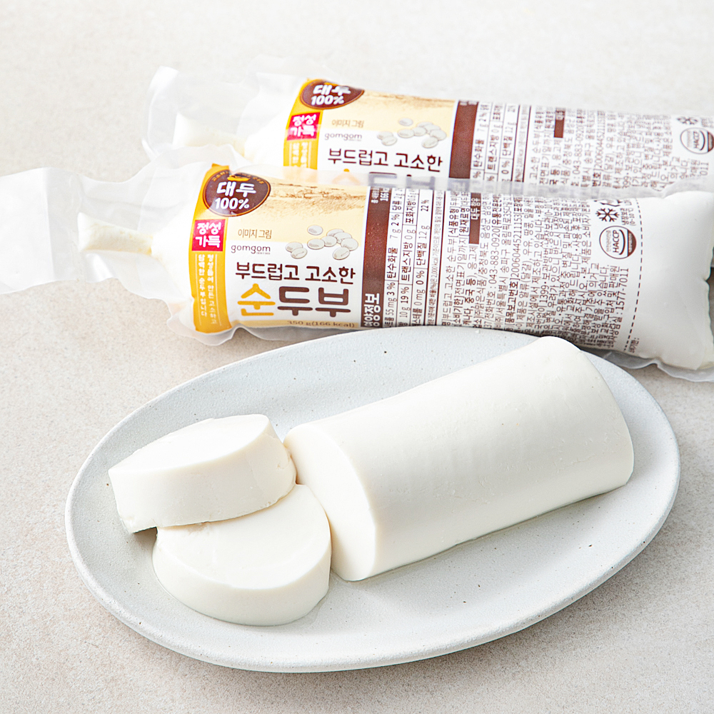 곰곰 부드럽고 고소한 순두부, 350g, 2개